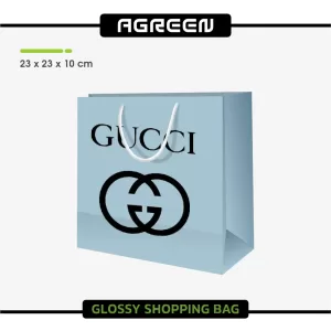 سفارش چاپ ساک دستی گلاسه مربعی