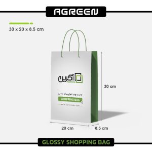 سفارش چاپ ساک دستی گلاسه متوسط