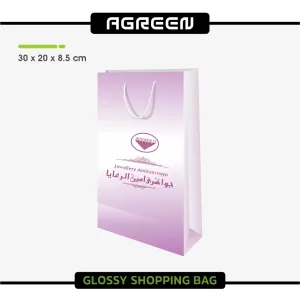 سفارش چاپ ساک دستی گلاسه متوسط