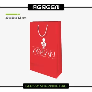 سفارش چاپ ساک دستی گلاسه متوسط