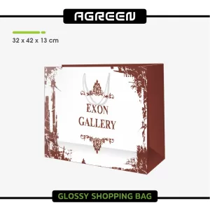 قیمت سفارش چاپ ساک دستی گلاسه بزرگ افقی