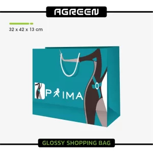 قیمت سفارش چاپ ساک دستی گلاسه بزرگ افقی