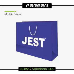 قیمت سفارش چاپ ساک دستی گلاسه بزرگ عمودی