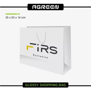 قیمت سفارش چاپ ساک دستی گلاسه بزرگ عمودی